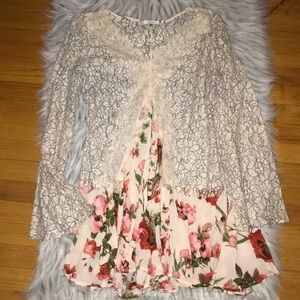 Lace flowered dress from Daniella’s boutique